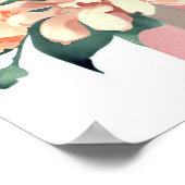 コーラルお洒落、付き添い人ブーケ(D) ポスター (角)