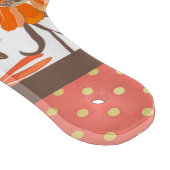 コーラルかわいらし&オレンジフローラパネル カッティングボード (角)