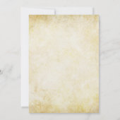 コーラルさくらんぼブロッサムラティスバードケ結婚ージ 招待状 (裏面)