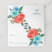 コーラルとアクアフローラ結婚ズ プレイスカード (外部開封)