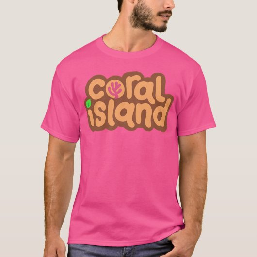 コーラルアイランド – ロゴ Tシャツ (正面)