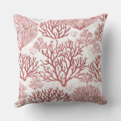 コーラルアクセント枕 クッション (裏面)