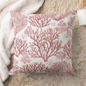 コーラルアクセント枕 クッション (ブランケット)
