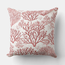 コーラルアクセント枕 クッション