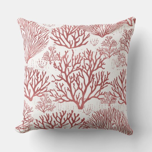 コーラルアクセント枕 クッション (正面)