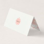 コーラルアンドクリームフィリグレエレガント座席表 (裏面)