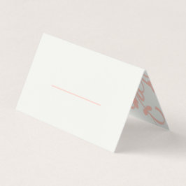 コーラルアンドクリームフィリグレエレガント座席表