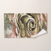 コーラルアンドグレーロマンティッ芸術的クバラ バスタオルセット (ハンドタオル)