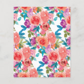 コーラルアンドファンダンゴフローラ結婚式招待状 チラシ (裏面)