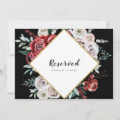 コーラルアーモンド水カラーフローラ専用座席 招待状 (正面)