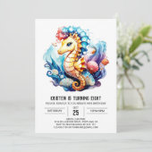 コーラルウィスパーズシーホースファンタジー誕生日 招待状 (スタンド正面)