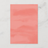 コーラルウォーター結婚カラーディップ エンクロージャーカード (裏面)