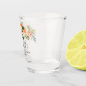 コーラルウォーター色フローラバチェロレッテ ショットグラス (右)