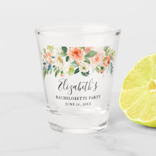 コーラルウォーター色フローラバチェロレッテ ショットグラス