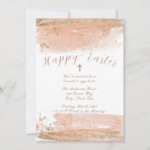 コーラルウォーモダントカラーグリッターイースター シーズンカード (正面)