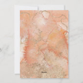 コーラルウォーモダントカラーグリッターイースター シーズンカード (裏面)