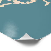 コーラルウォールアートポスター ポスター (コーナー)