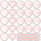 コーラルウッディ結婚ーの品揃え1ダイカットビニール シール (正面)