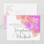 コーラルオーキッドウォーターカラーバタフライブリス救ザーズ 案内ポストカード (正面/裏面)