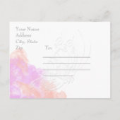 コーラルオーキッドウォーターカラーバタフライブリス救ザーズ 案内ポストカード (裏面)