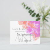 コーラルオーキッドウォーターカラーバタフライブリス救ザーズ 案内ポストカード (スタンド正面)