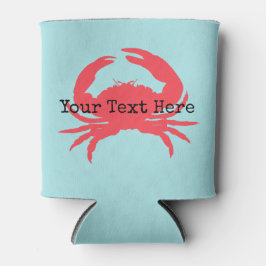 コーラルカニパーソナライズされたクーラーボックス 缶クーラー