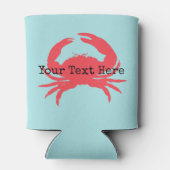 コーラルカニパーソナライズされたクーラーボックス 缶クーラー (裏面)