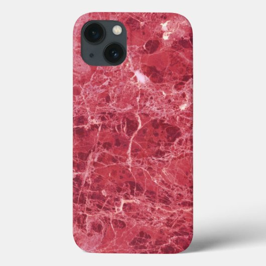 コーラルカラフルレッド大理石テクスチャ Case-Mate iPhoneケース (裏面)