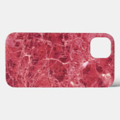 コーラルカラフルレッド大理石テクスチャ Case-Mate iPhoneケース (裏面 (横))