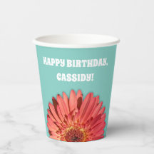 コーラルカラージェルベラデイジーフォトミントグリーン