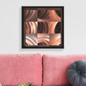 コーラルカーブ キャンバスプリント (インサイチュ (リビング))