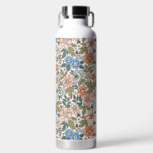 コーラルガーデンフラワーパターン ウォーターボトル (正面)