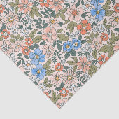 コーラルガーデンフラワーパターン 薄葉紙 (詳細)