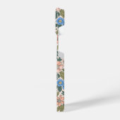 コーラルガーデンフラワーパターン iPhoneケース (左側面)