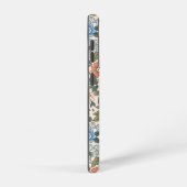 コーラルガーデンフラワーパターン SAMSUNG GALAXYケース (右側面)