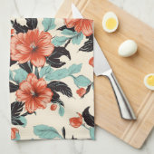 コーラルガーデン キッチンタオル (四つ折り)