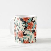 コーラルガーデン コーヒーマグカップ (正面左)