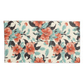 コーラルガーデン 枕カバー (裏面-右)