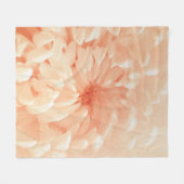 コーラルキク フリースブランケット (正面(横))