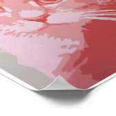 コーラルキャットプリント ポスター (角)