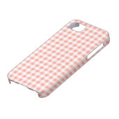 コーラルギンガムチェックiPhoneケース Case-Mate iPhoneケース (下部)
