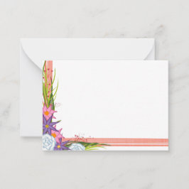 コーラルクラッシュミニカード ノートカード