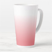 コーラルグラデーション オリジナルデザイン カフェラテマグ (右アングル)