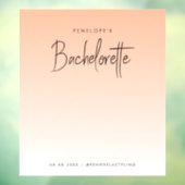 コーラルグラデーション |バチェロレッテ写真の背景 ウィンドウサイン (シート3)