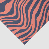 コーラルグラマラータイガーストライプアニマルプリント 薄葉紙 (詳細)