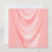 コーラルグレーパールチェアエスニックガールベビーシャワー 招待状 (裏面)