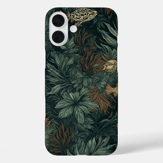 コーラルコスモスドリフト – IPhone 16ケース Case-Mate iPhoneケース (裏面)