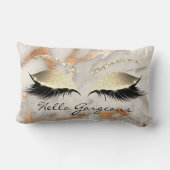 コーラルコッパー大理石メイクアップまぶしバラゴージャス ランバークッション (裏面)