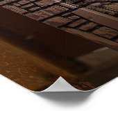 コーラルコートモーテルオンルート66ポスター ポスター (角)