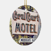 コーラルコートモーテル、セントルイス、クリスマスオーナメント セラミックオーナメント (右)